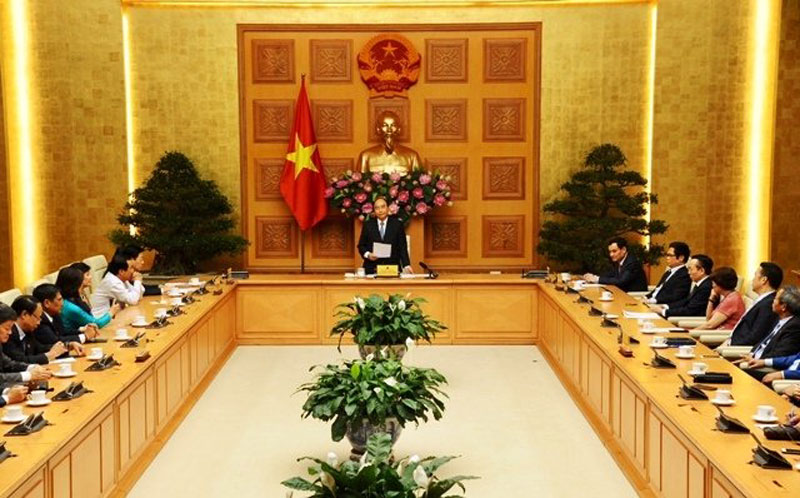 Thủ tướng Nguyễn Xuân Phúc gặp mặt Hội Doanh nhân tư nhân Việt Nam