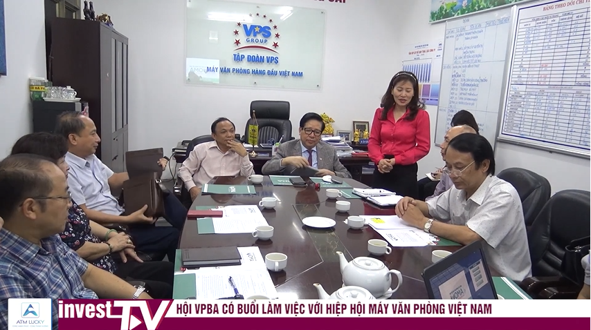 Hội VPBA có buổi làm việc với hiệp hội máy văn phòng Việt Nam