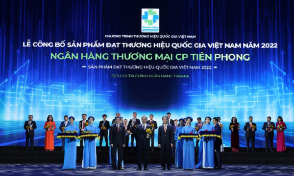 TPBank tự hào là Thương hiệu Quốc gia Việt Nam 2022