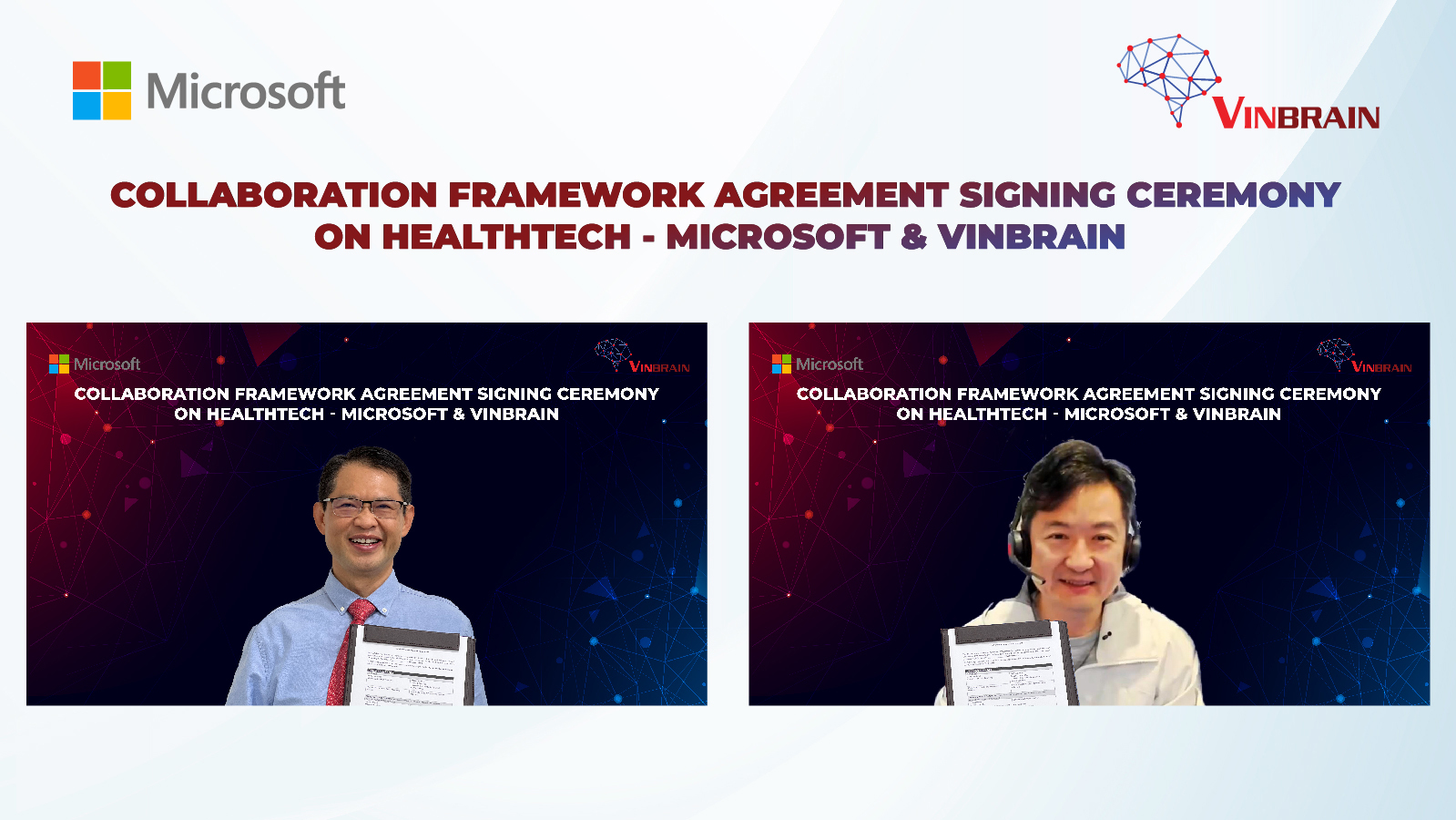 VINBRAIN VÀ MICROSOFT HOA KỲ HỢP TÁC PHÁT TRIỂN TRÍ TUỆ NHÂN TẠO TRONG Y TẾ