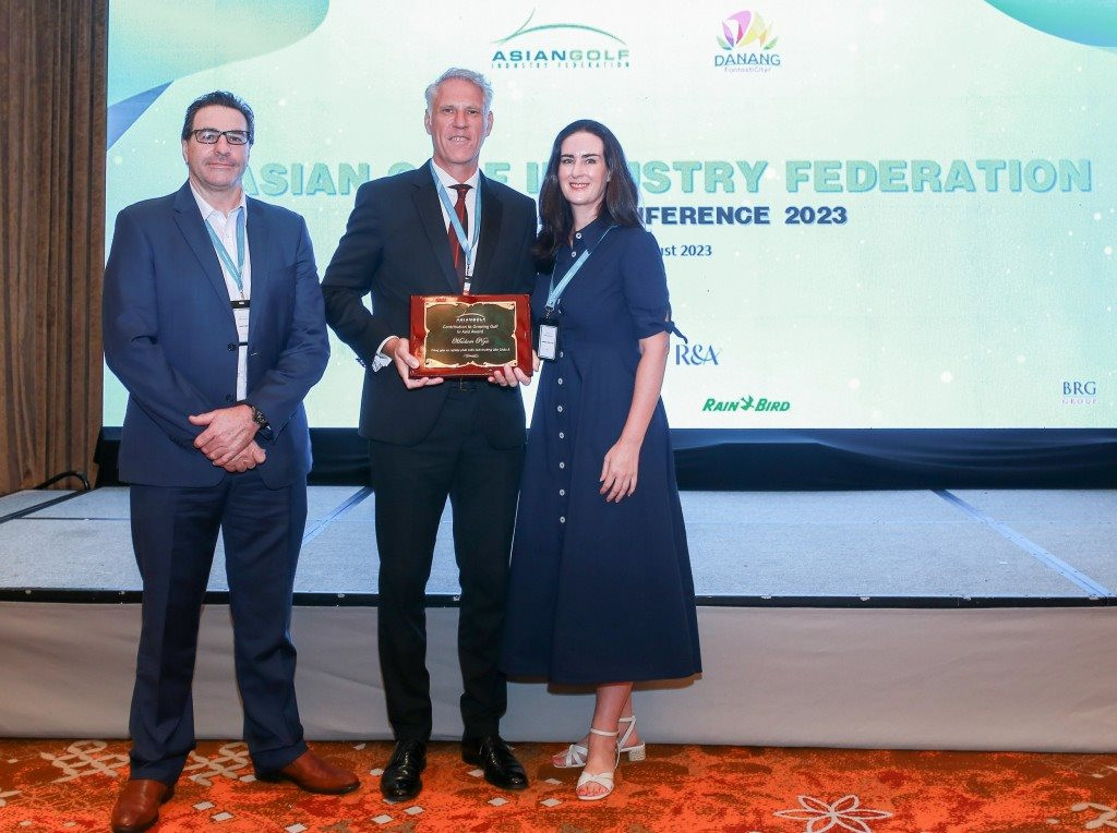 Chủ tịch Tập đoàn BRG được vinh danh tại Hội nghị Golf quốc tế AGIF Đà Nẵng 2023