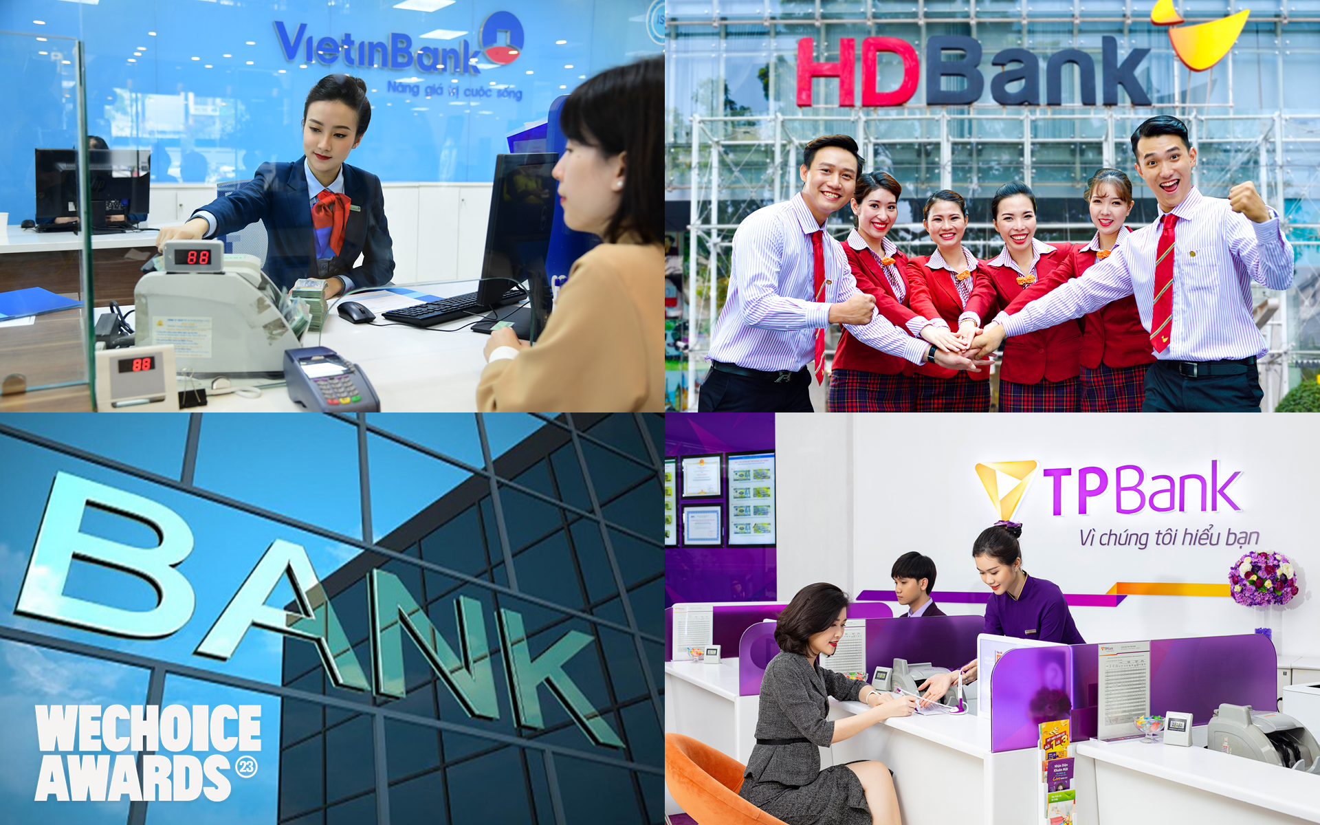 WeChoice Award 2023: Thách thức chưa từng có với ngành ngân hàng, điều gì giúp VietinBank, HDBank, TPBank vượt khó, tỏa sáng?