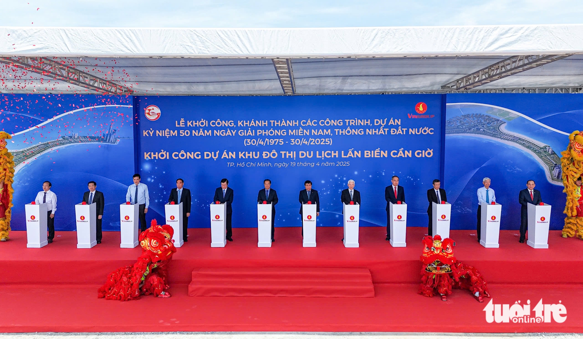 Khởi công đô thị du lịch lấn biển Cần Giờ: Vingroup muốn tạo ‘kỳ quan đô thị chưa từng có’
