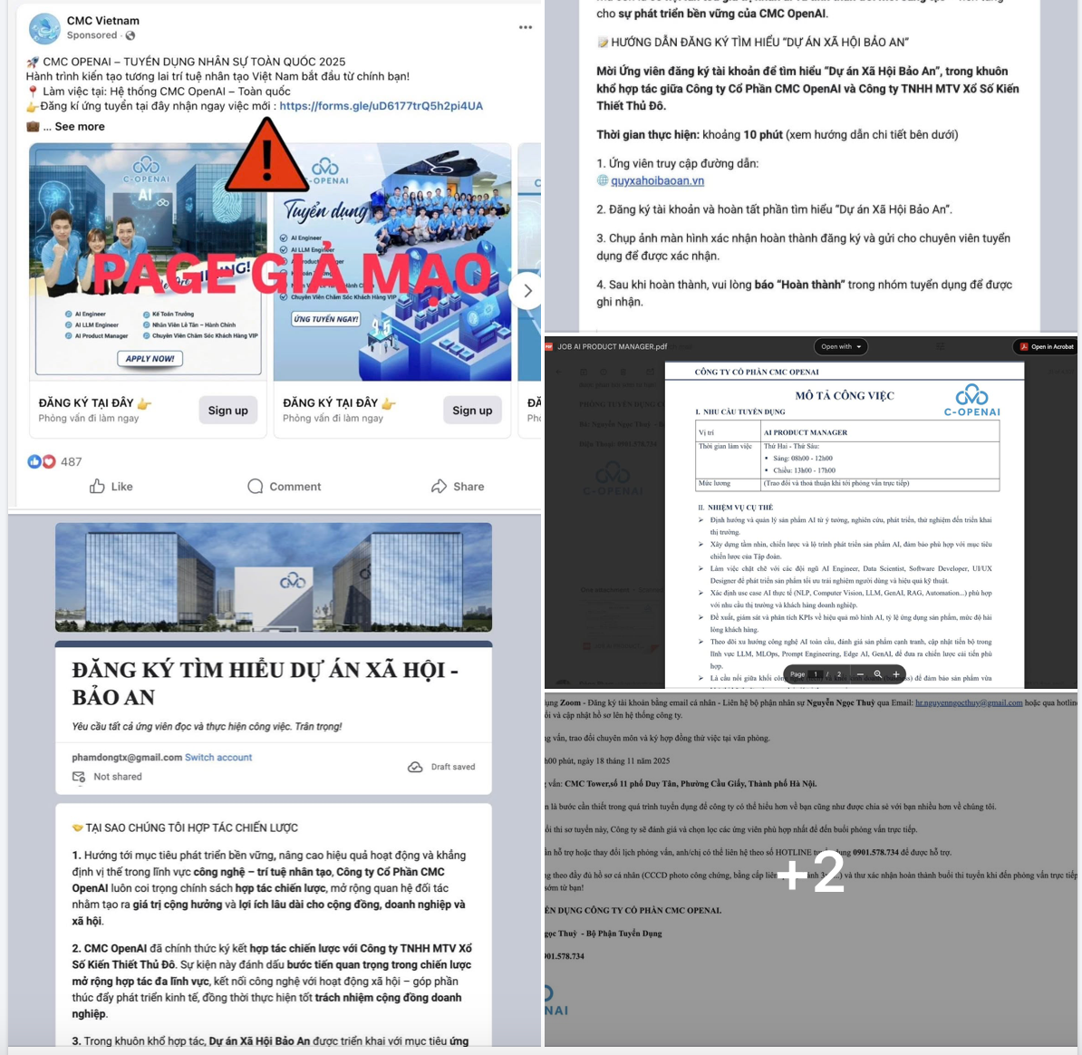 Tập đoàn CMC phát thông báo khẩn đến người lao động đang tìm việc
