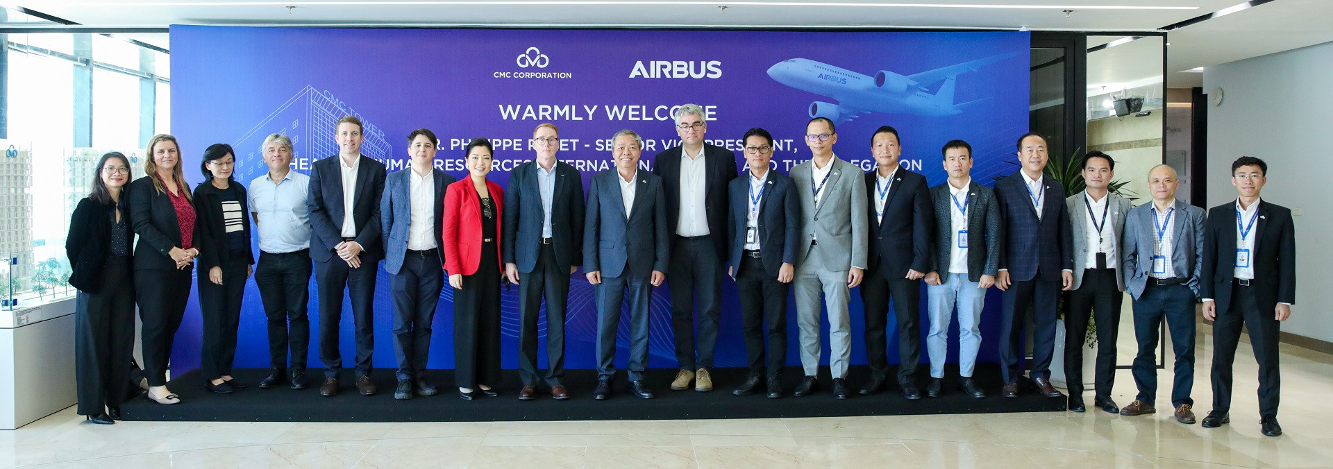 Đoàn lãnh đạo Airbus thăm CMC, tìm hiểu cơ hội hợp tác công nghệ và nhân lực số