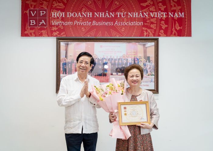 Bà Nguyễn Thị Nga đảm nhận Quyền Chủ tịch Hội Doanh nhân Tư nhân Việt Nam