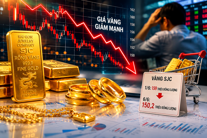 Vàng chao đảo sau một tuần biến động, nhà đầu tư mắc kẹt vùng giá cao
