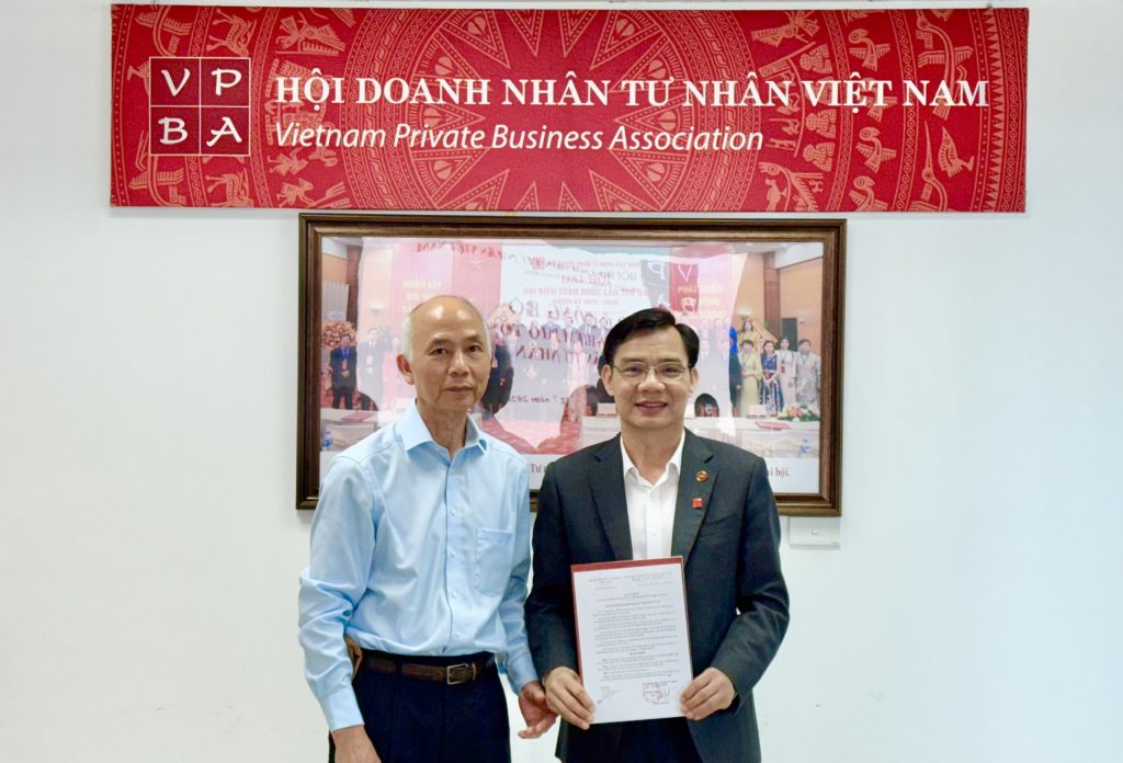 Hội Doanh nhân Tư nhân Việt Nam bổ nhiệm Phó Tổng Thư ký