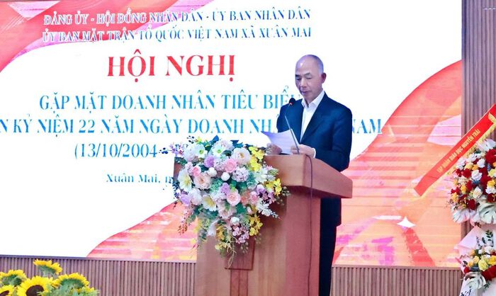 Xã Xuân Mai gặp mặt hơn 100 doanh nhân tiêu biểu, thúc đẩy phát triển kinh tế địa phương