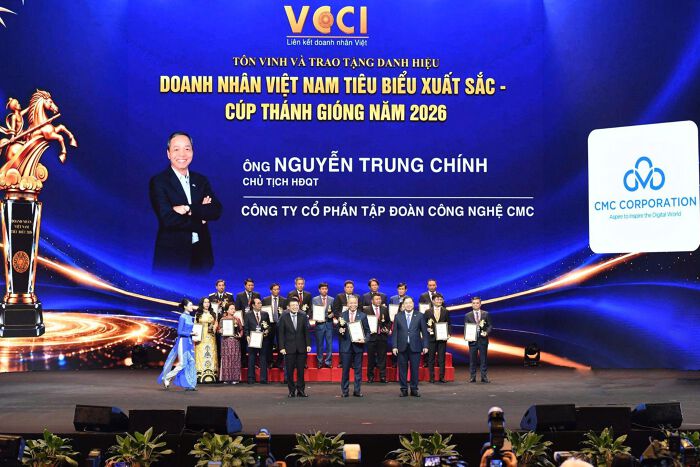 Chủ tịch CMC được vinh danh ‘Doanh nhân Việt Nam tiêu biểu – Cup Thánh Gióng 2026’